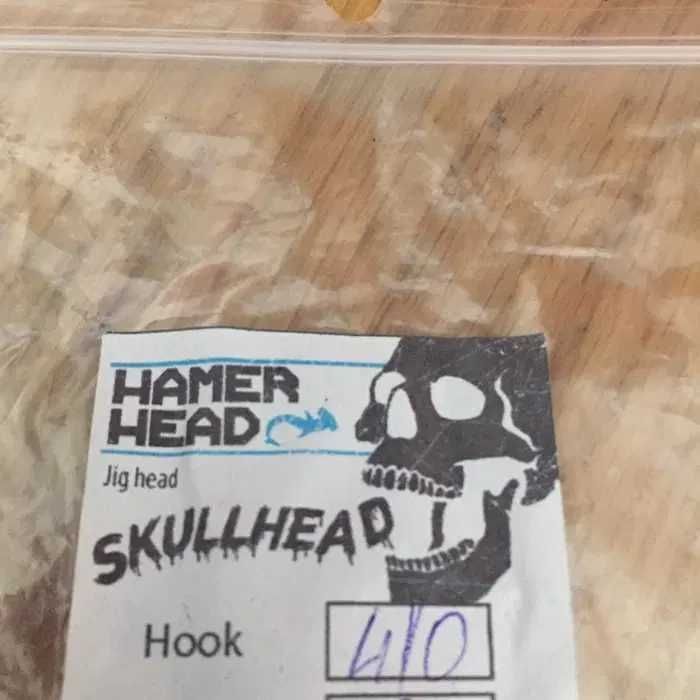 Główka jigowa Hammerhead Skullhead lakierowana na haku #4/0 - 4 szt.