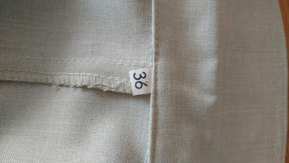 Letni żakiet, kolor jaśminowy/zielonkawy beż, rozmiar 36