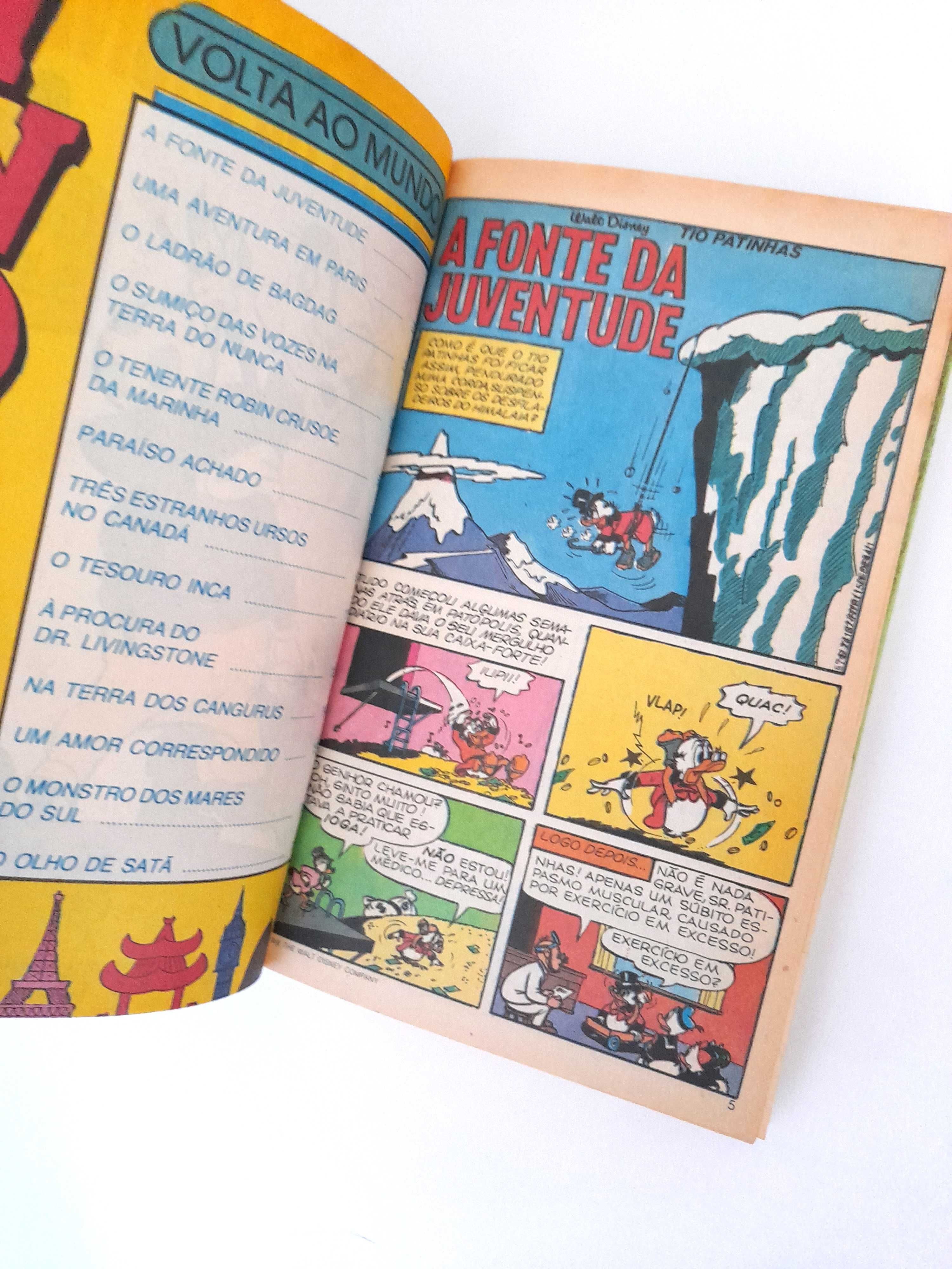 Livro Vintage de BD Disney Especialíssimo Número 26 Coleção Anos 80