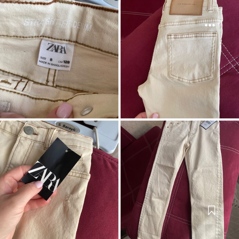 Джинси джинсы на левочку 122/128 ZARA