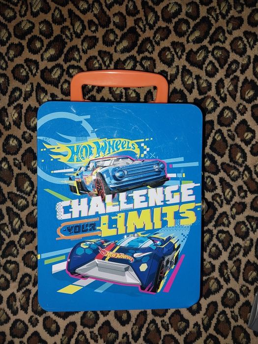 Металевий контейнер з 18 машинками.