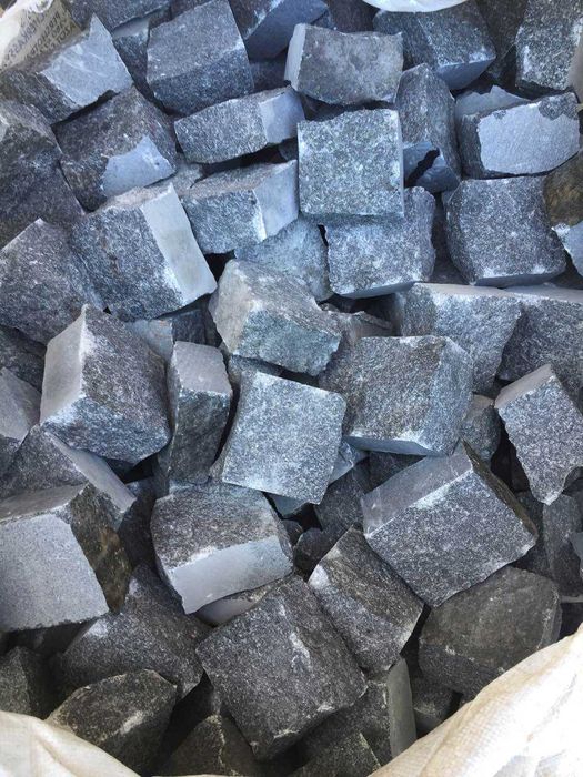 PROMOCJA!! CZARNA Kostka brukowa Granitowa na podjazdy, drogi, ścieżki