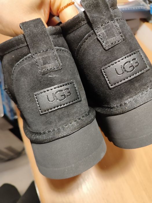 Buty zimowe, śniegowce UGG czarne