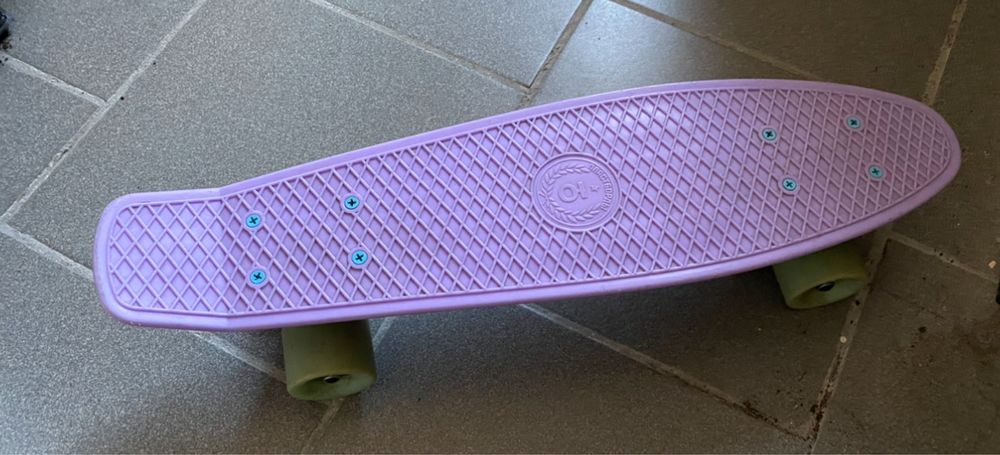 Пенни борд лиловый 56 см
