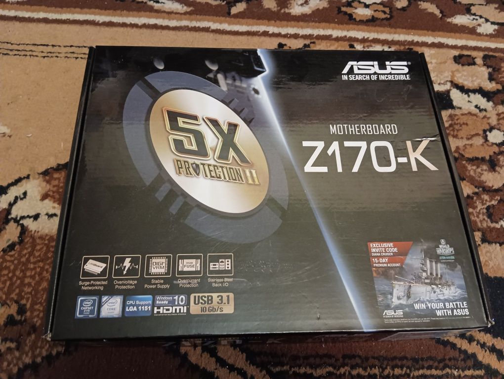 Материнська плата ASUS Z170-K – надійна основа для вашого ПК