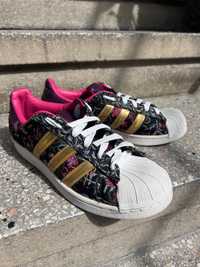 Adidas Superstar Flower Print