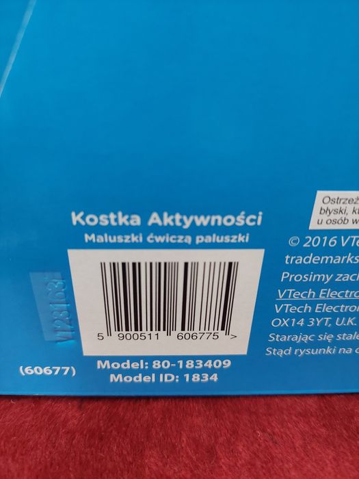 Vtech  Kostka Aktywności, nowa, 60677