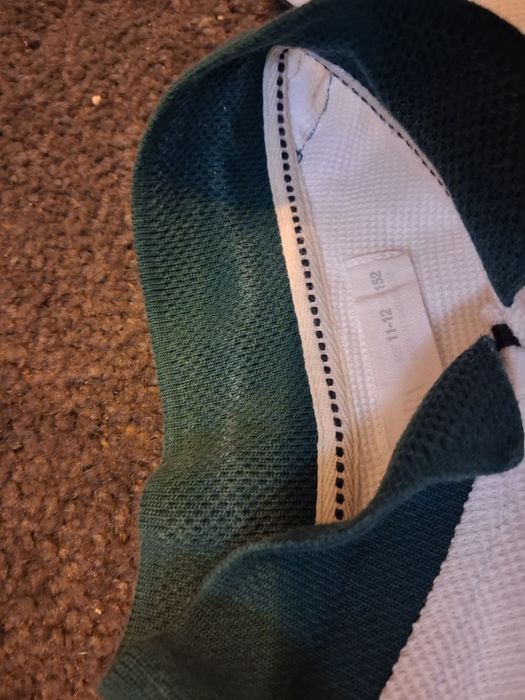 Biała koszulka polo chłopięca  Zara 152