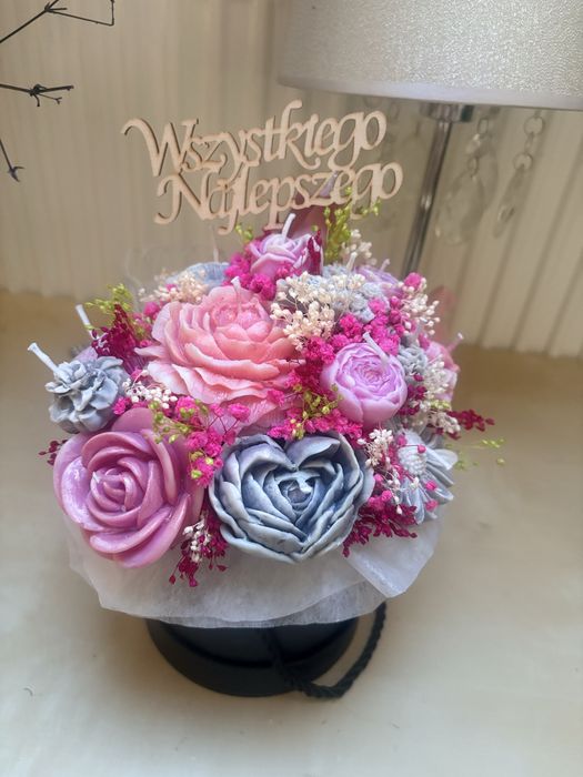 Flower Box ze świec sojowych