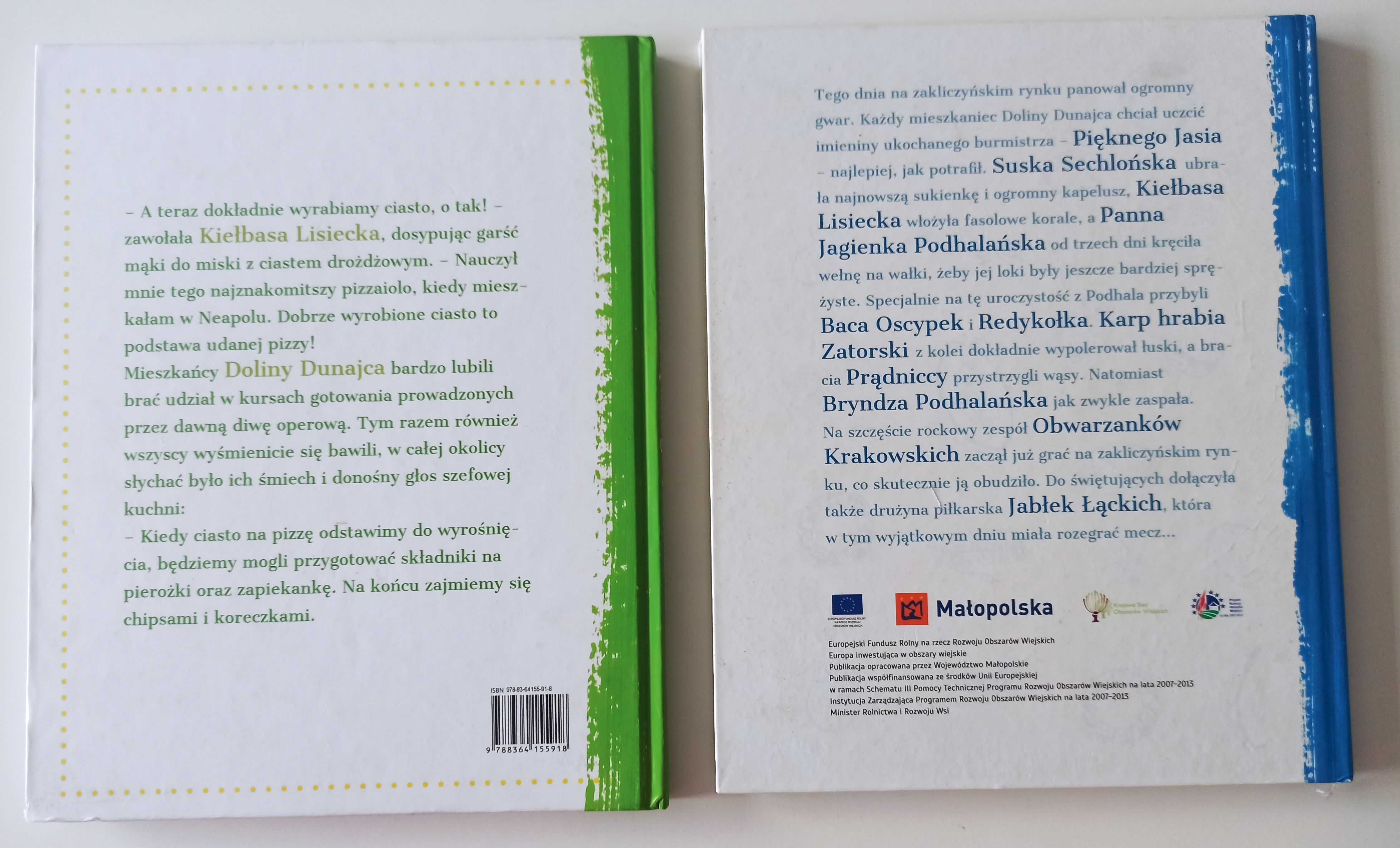 Piękny Jaś książka kucharska dla dzieci + z opowiadaniami 2 sztuki