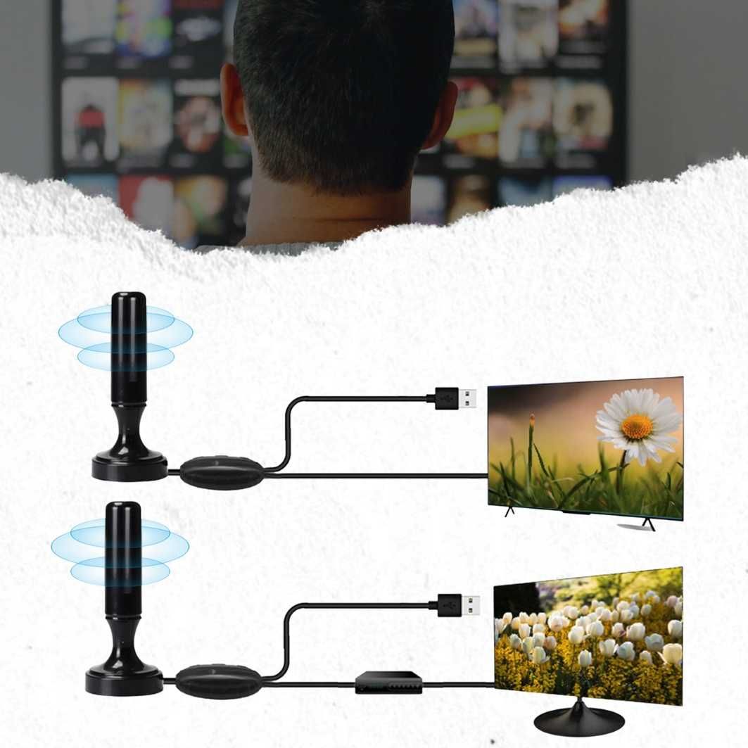mocna antena pokojowa do telewizji naziemnej dvbt2