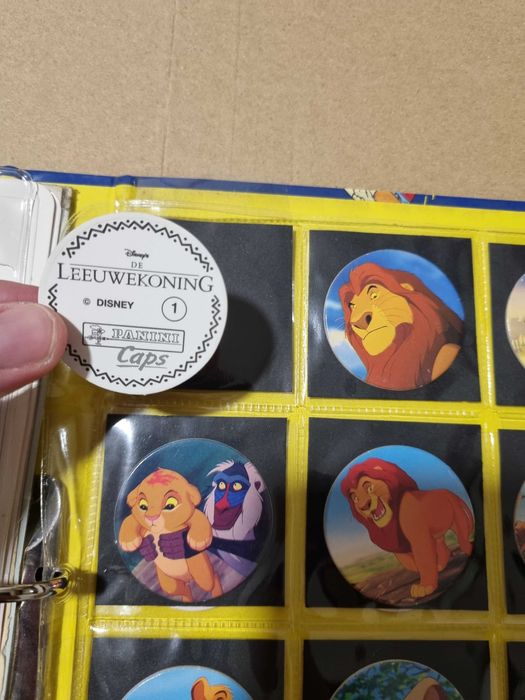 Tazos raros Panini Caps Rei Leão ( coleção completa )