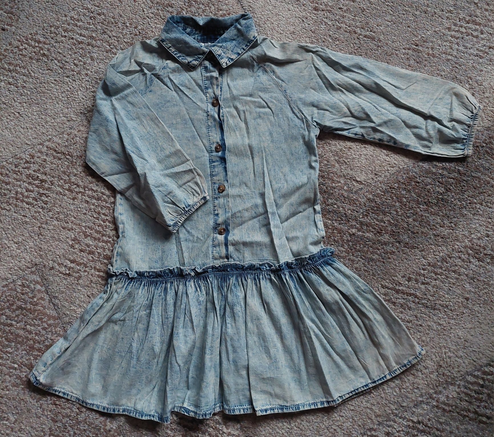 Jeansowa sukienka 134 cm