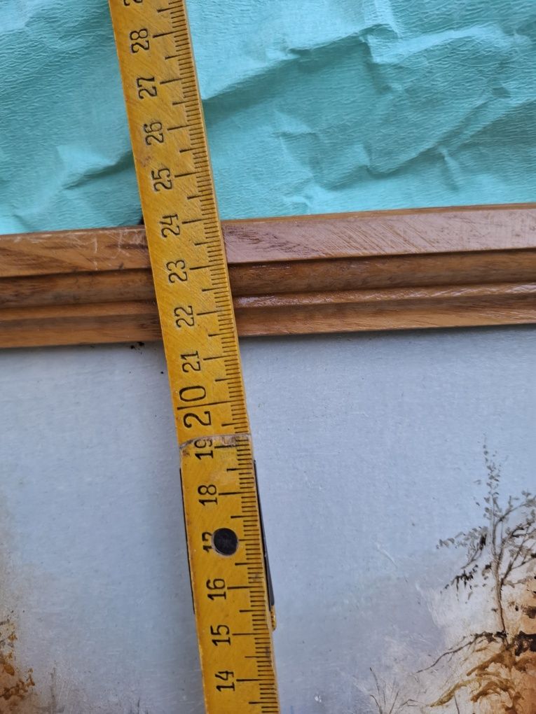 Wejście do lasu obrazek vintage
