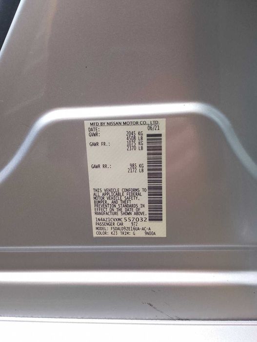 Nissan Leaf SV 2021