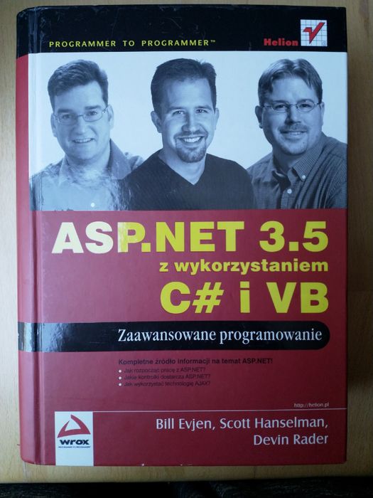 ASP.NET 3.5 z wykorzystaniem C# i VB Evjen, Hanselman, Rader 2010