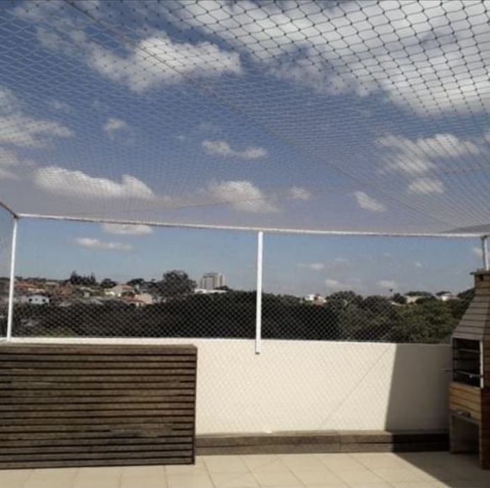 Rede de proteção para gatos e crianças