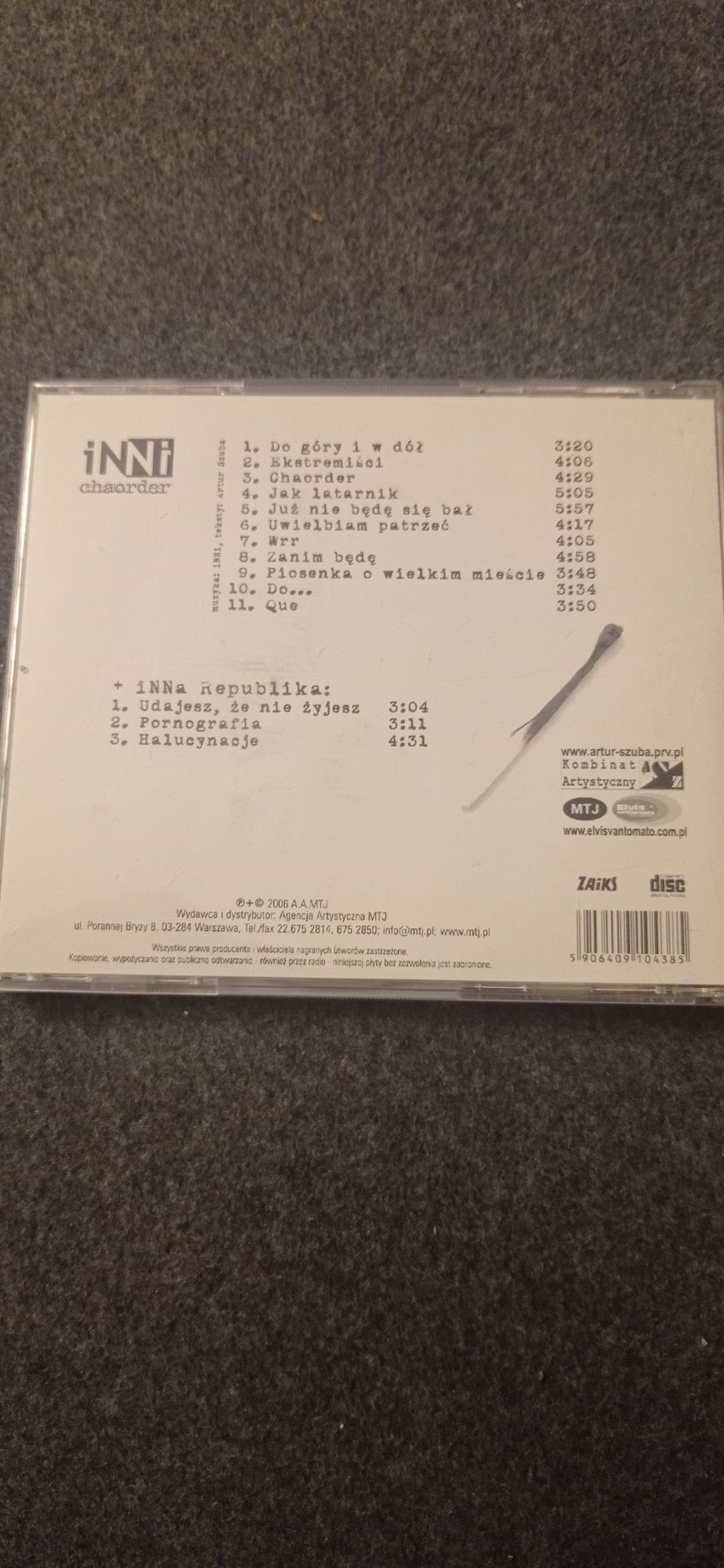 INNI chaorder płyta CD