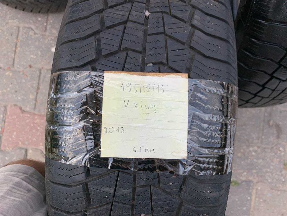 шини скати колеса 195 65 15 Viking 6.5 mm 2018 p 2 шт зима