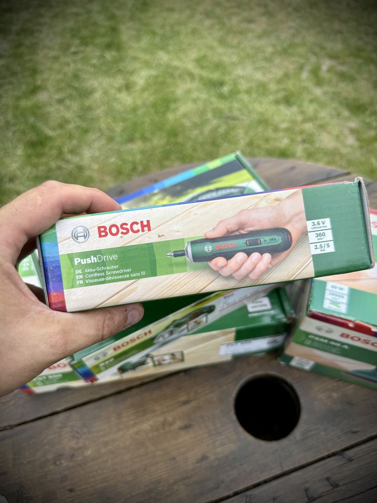 Електровикрутка акумуляторна Bosch PushDrive 3.6 В