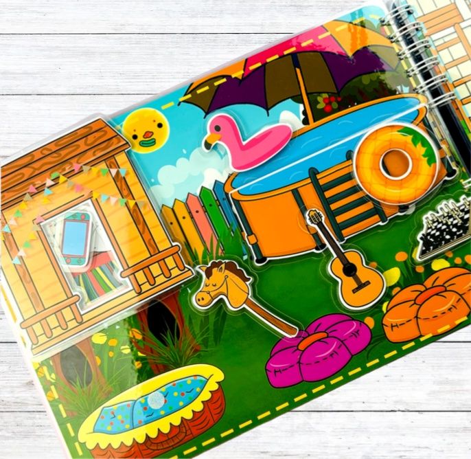Gra edukacyjna na rzepy Toca boca life Wiosna 180 elementów