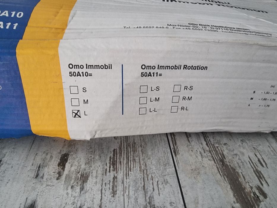 Orteza odwodząca stawu barkowego Omo Immobil Rotation 50A11 Ottobock