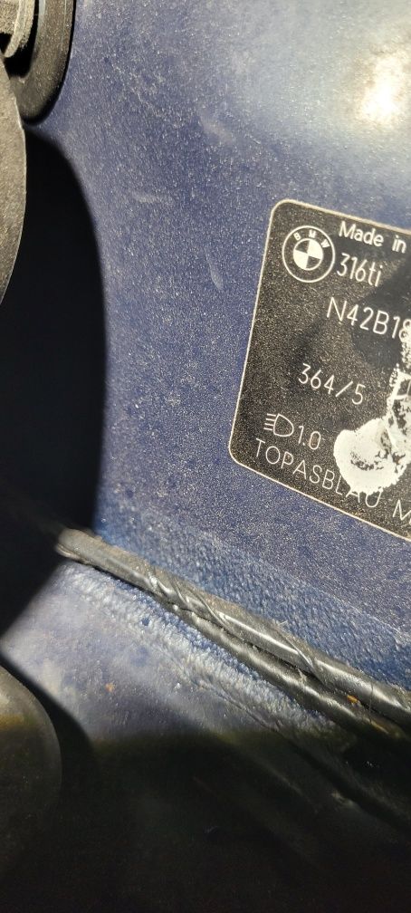 Bmw E46 Compact 1.8 N42B18A Z Nemiec Buda zdrowa