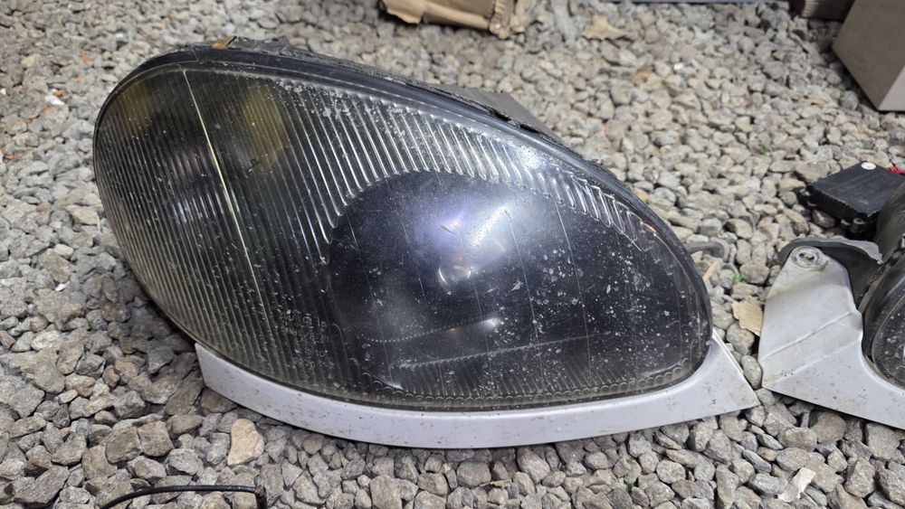 Фары Део Ланос Сенс линзы ксенон лампы блоки розжига