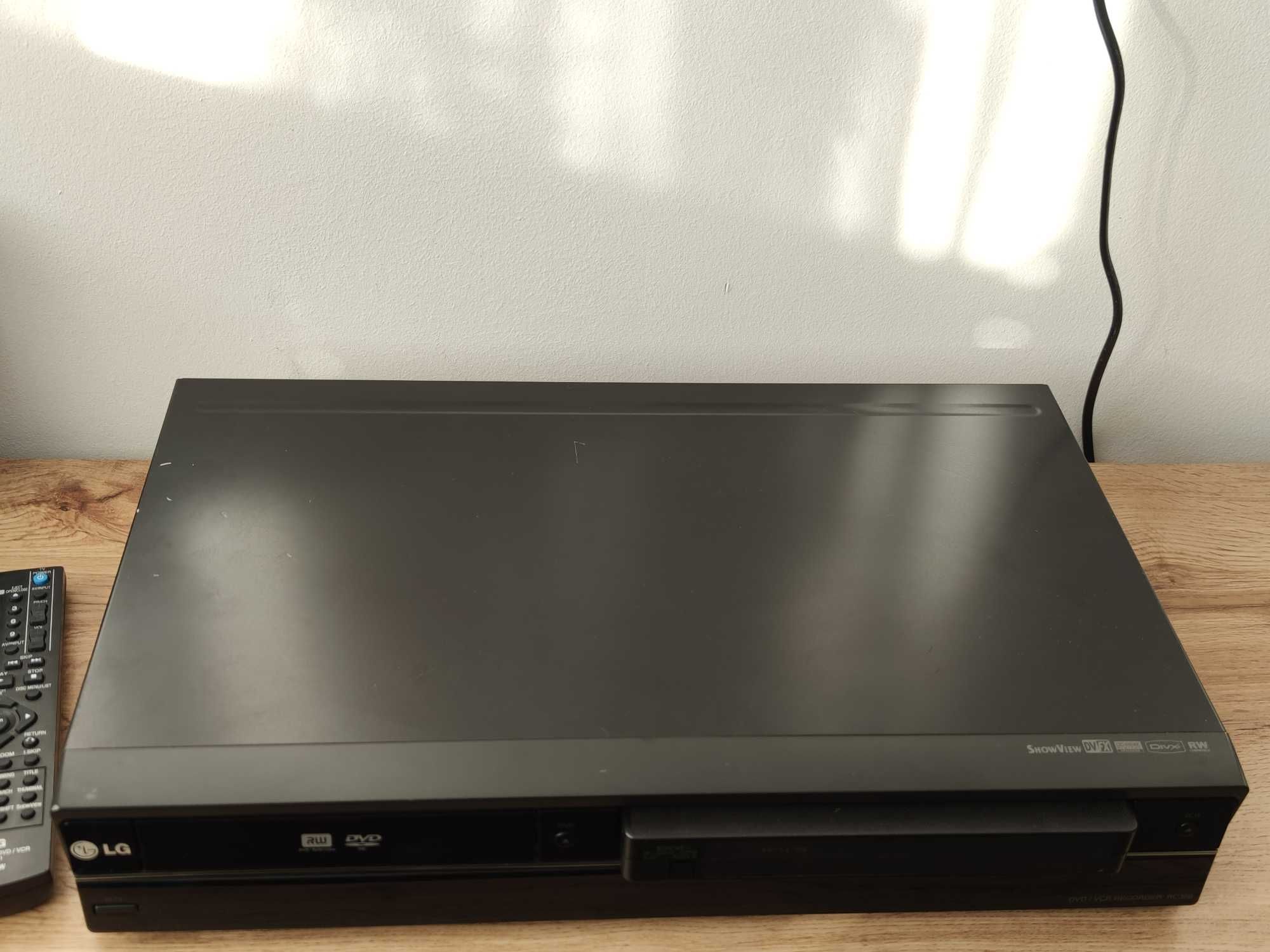 LG RC388 nagrywarka DVD/VHS combo HiFi + Pilot. Przegraj stare kasety