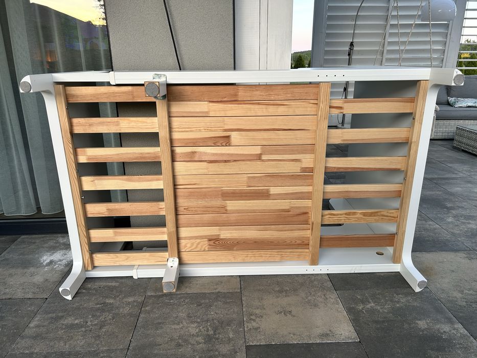 Łóżko - rozsuwana rama 80 x 200 Busange + materac