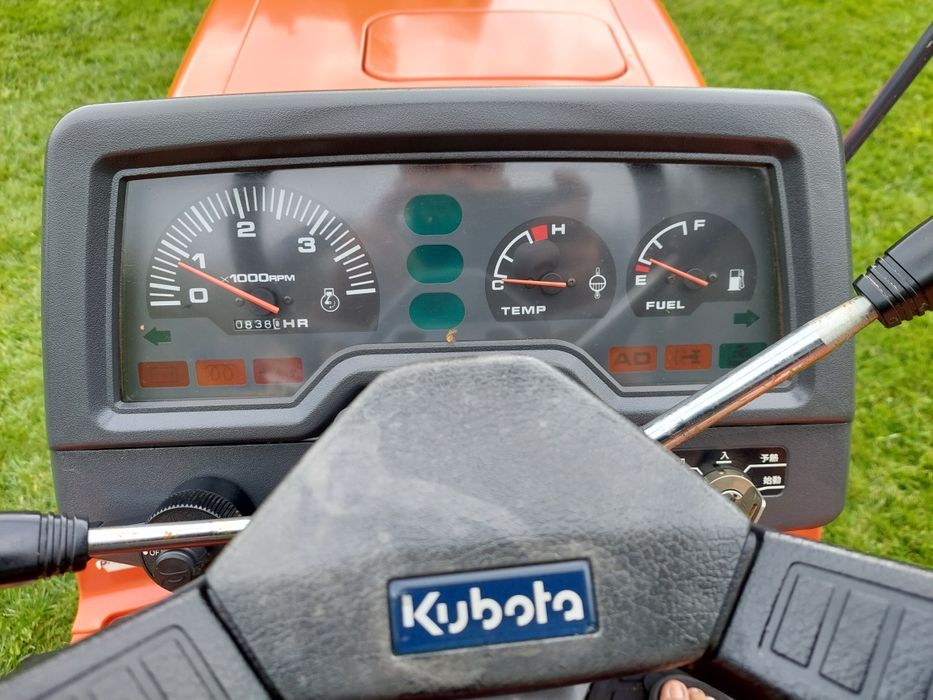 Traktorek Kubota GT21 21KM 4x4 wspomaganie 1997 Oryginał Tylko 838 mth