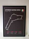 F1 Monza Track Plakat Tor 50x70
