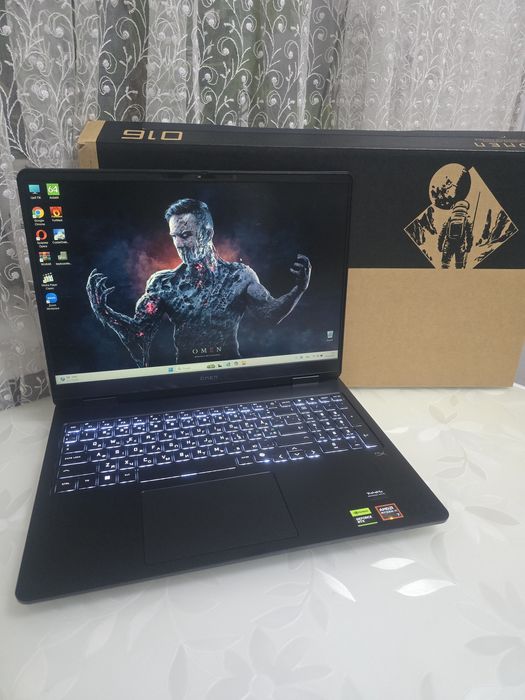 Новий HP OMEN 16/Ryzen AI 7 350/RTX 5060/DDR5:16GB/SSD:512GB