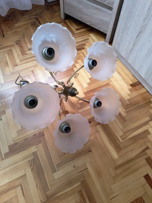 Żyrandol piecioramienny