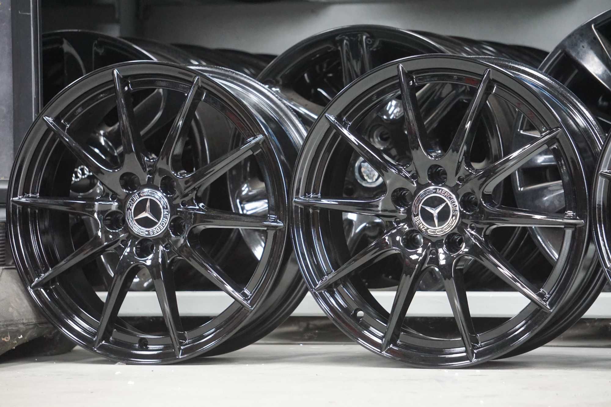 Alufelgi Mercedes W246 5x112 6.5Jx17 et49 czarny mega polysk