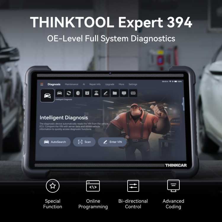 Автосканер Thinkcar Thinktool Expert 394 з підтримкою ШІ Житомир