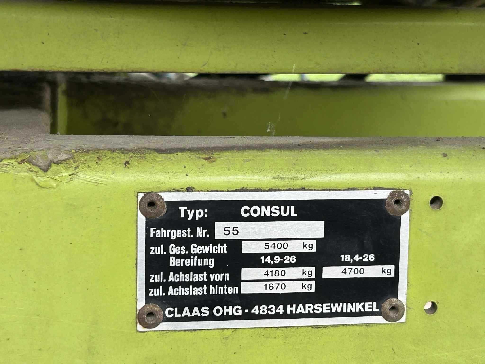 Kombajn Claas Consul