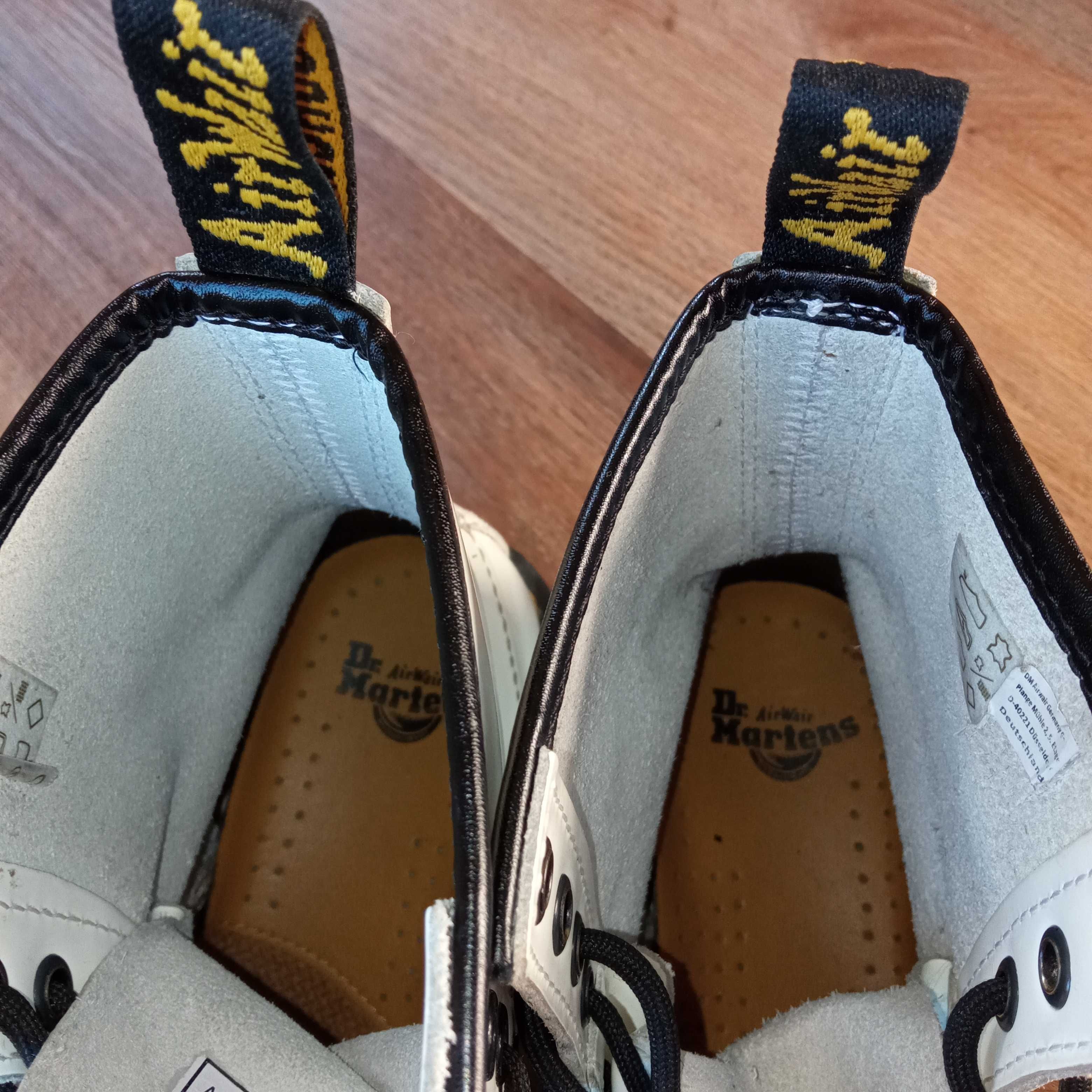 Buty Dr. Martens Białe Glany 1460 Smooth White Rozmiar 37