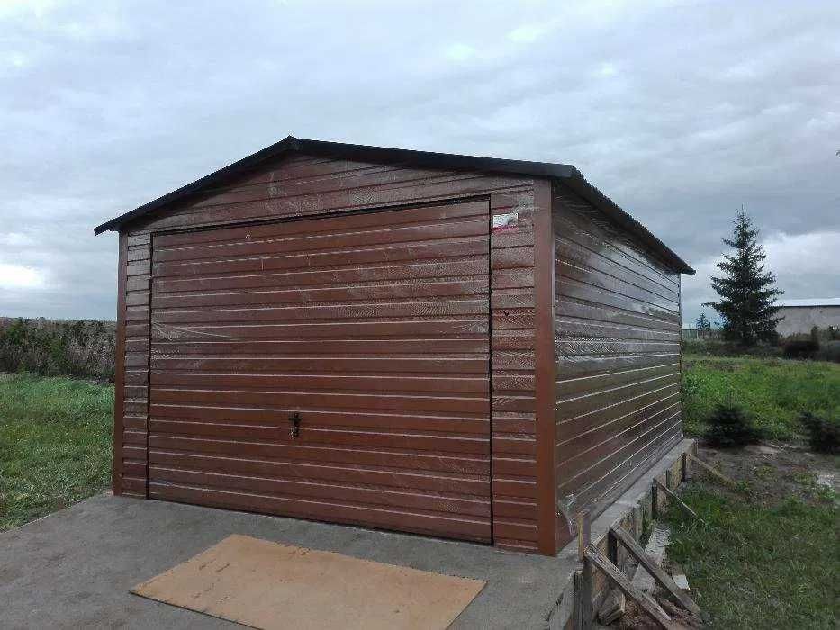Garaż blaszany 4x6, garaże blaszane drewnopodobne,3x5,3x6,6x5,6x6