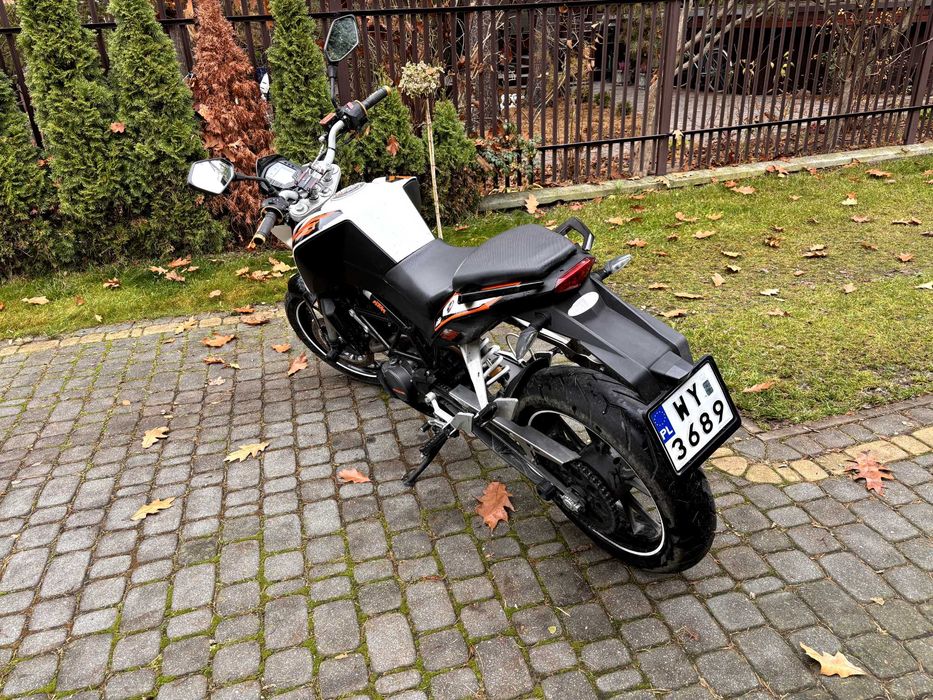KTM Duke 125 # Akrapovic # crash pady # nowy napęd# 15 KM 2,5 l/100 km