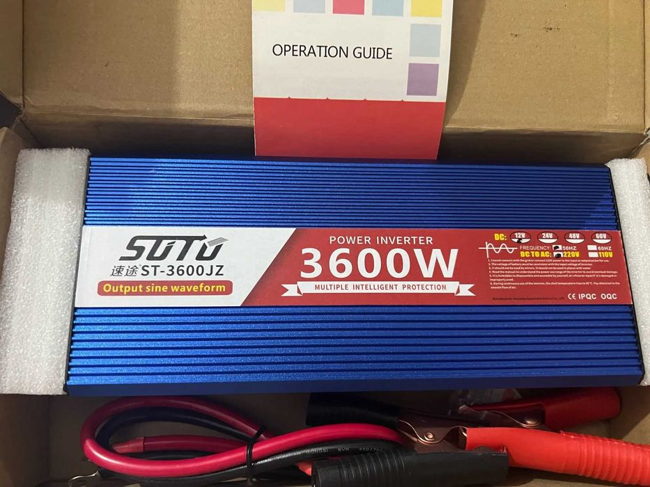 SUTU 2200W SUTU 3600W 12V -> 220V Инвертор для котла чистый синус