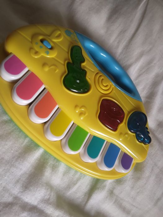 Piano infantil novo teclado eletrônico infantil com luzes e sons por n