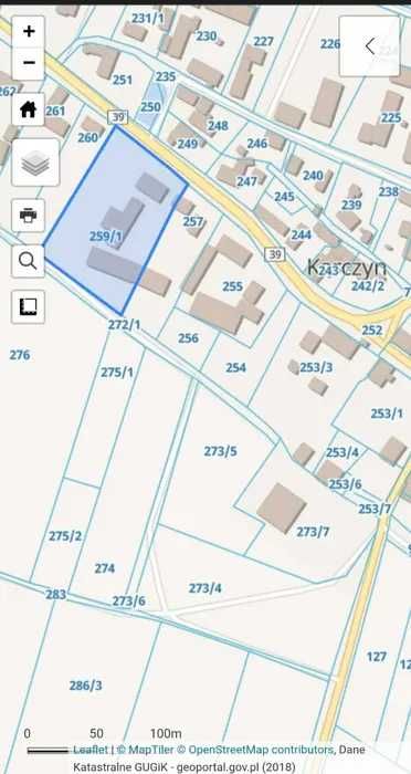 dom z  zabudowaniami gospodarczymi na działce 7411m2