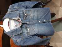 Koszule h&m rozm. 86 dwa kolory jeansowe