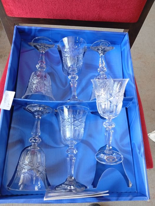 6 copos cristal bohemia para vinho lindíssimos