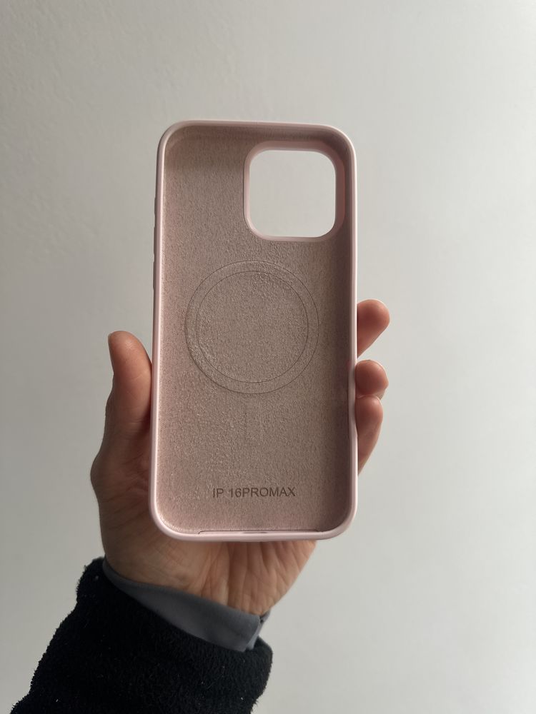 Etui SILIKON MagSafe + SZKŁO hartowane do iphone 16 pro max