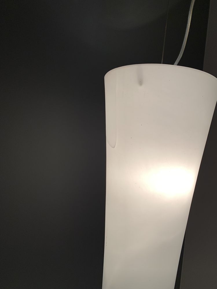 Lampa lampy sufitowa długa tuba, klepsydra