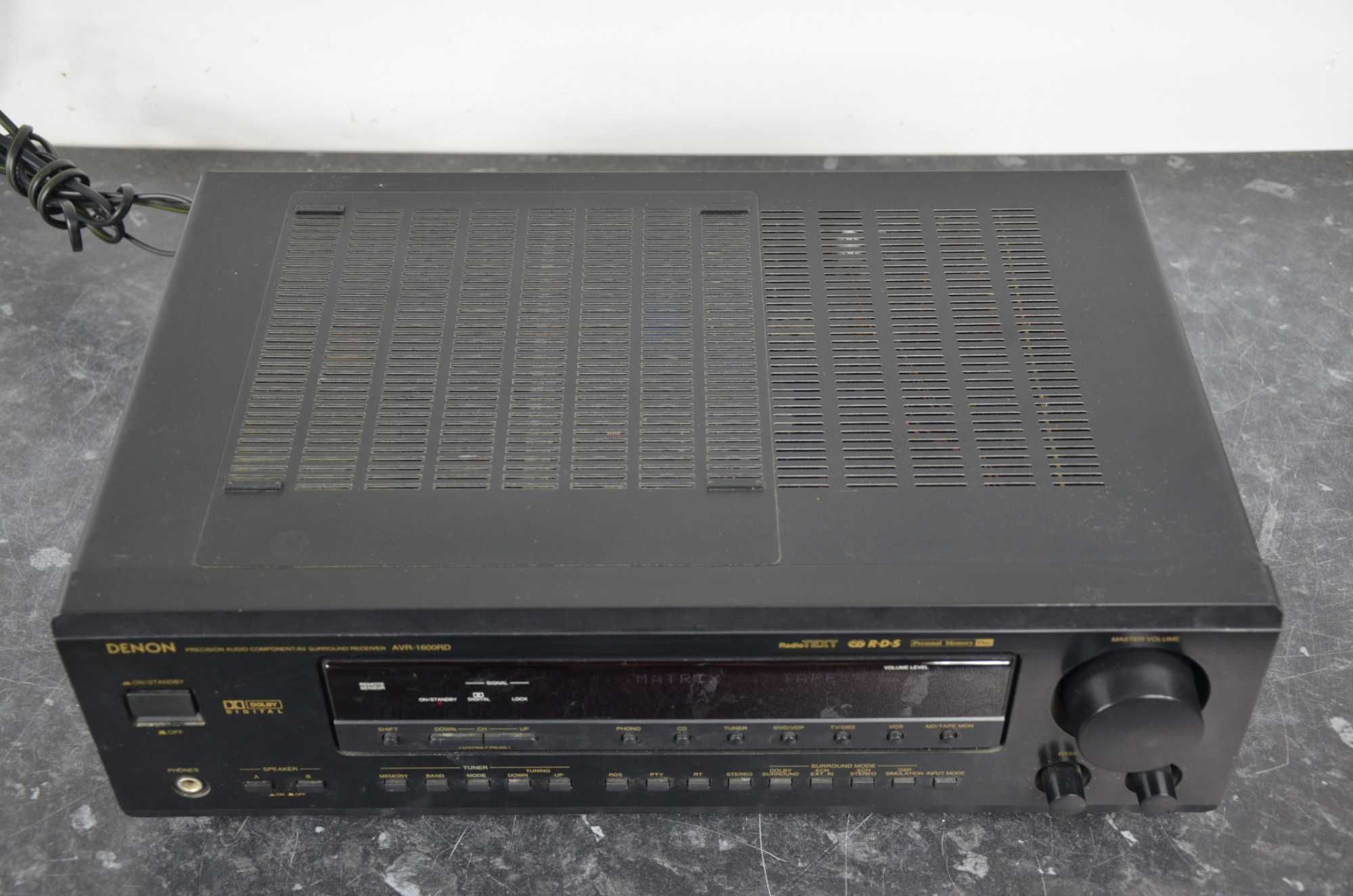 AMPLITUNER DENON AVR-1600 RD Pilot  okazja Oryginał