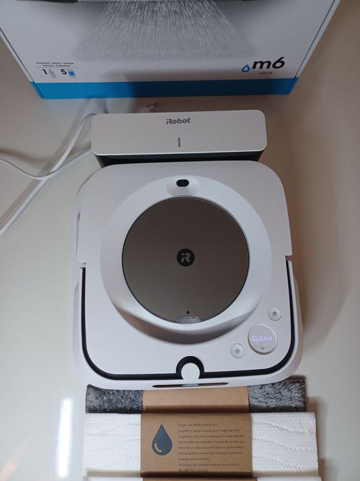 Mopa Robô IROBOT Braava Jet M6 - robot lava chão