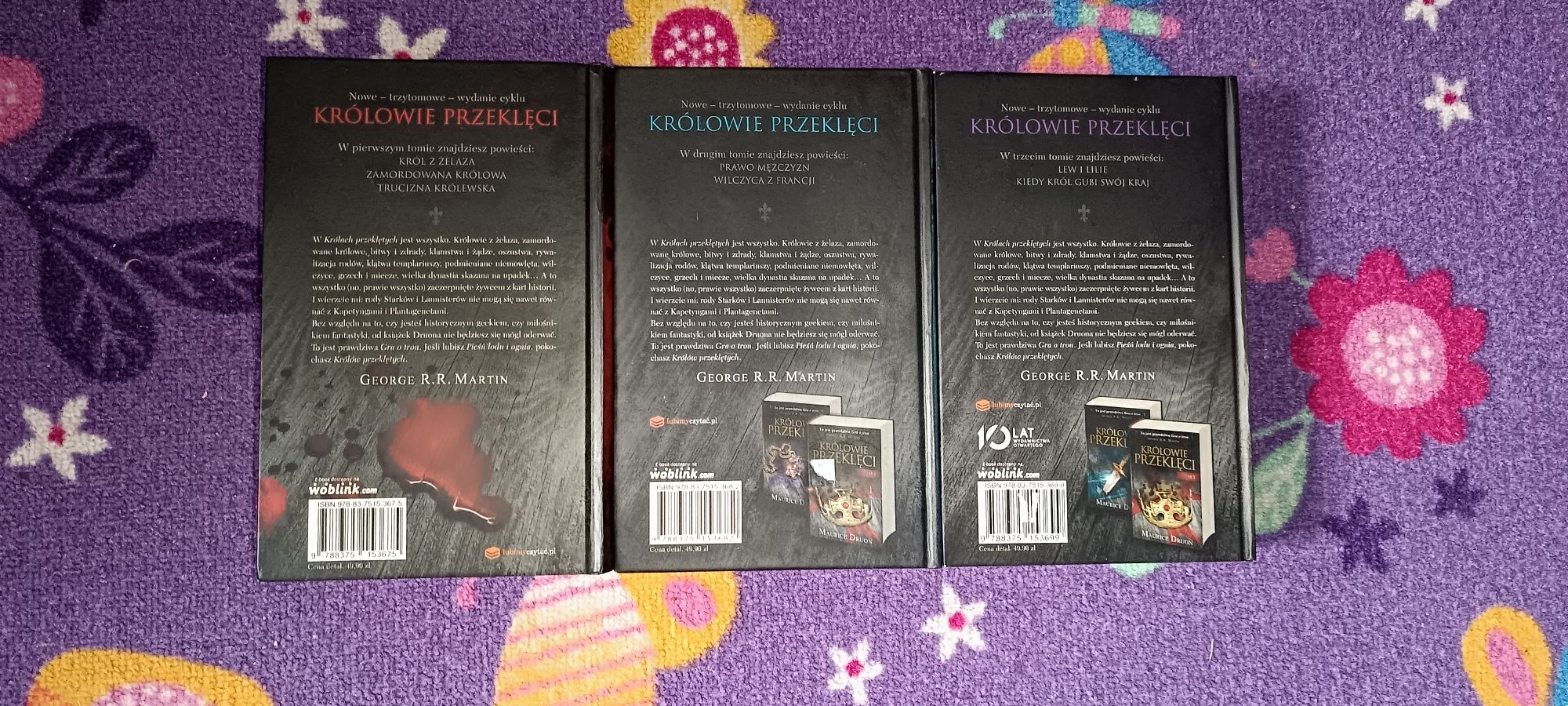 Maurice Druon Królowie Przeklęci tom 1-3